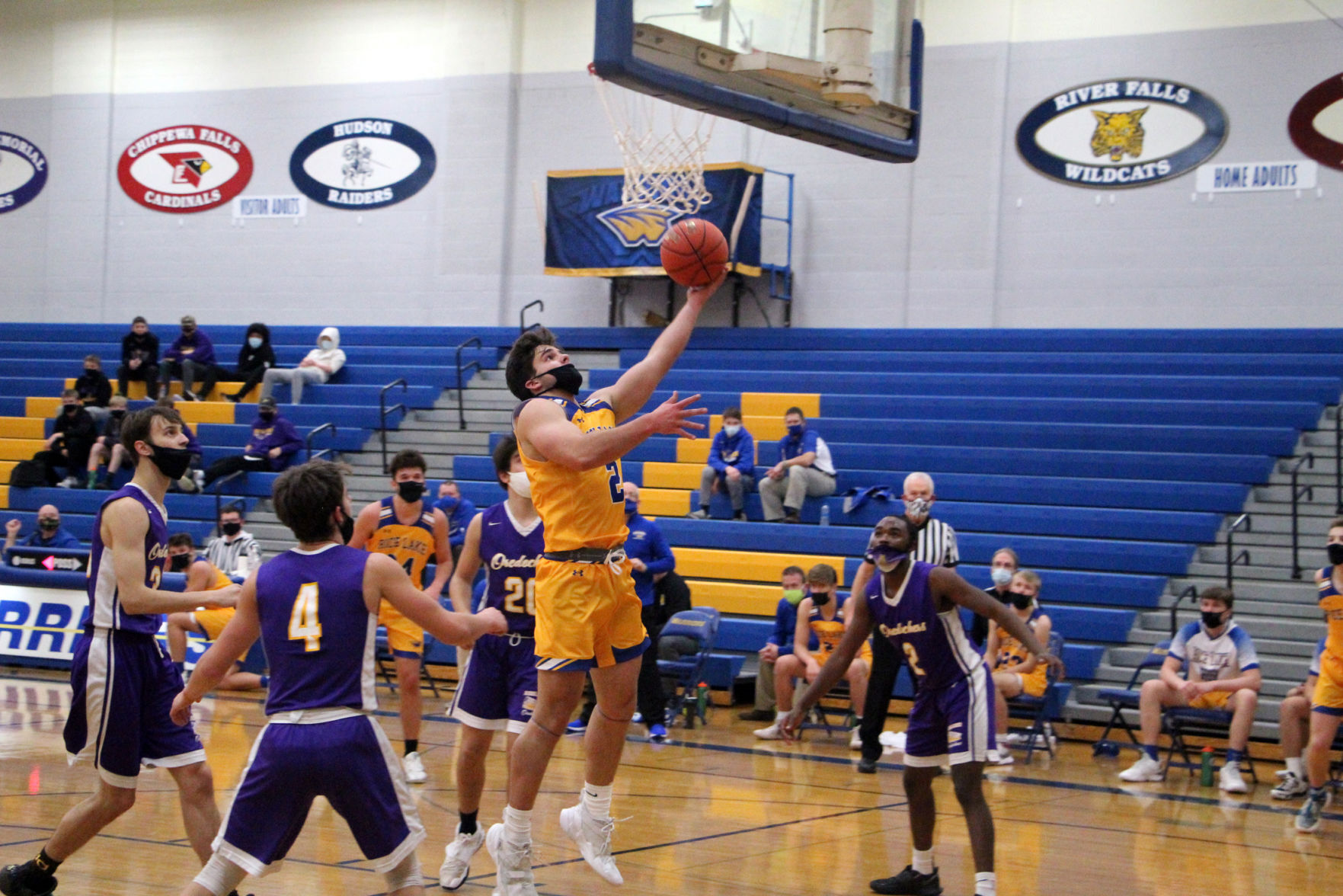 Rice Lake boys basketball vs. Ashland 12-30-20